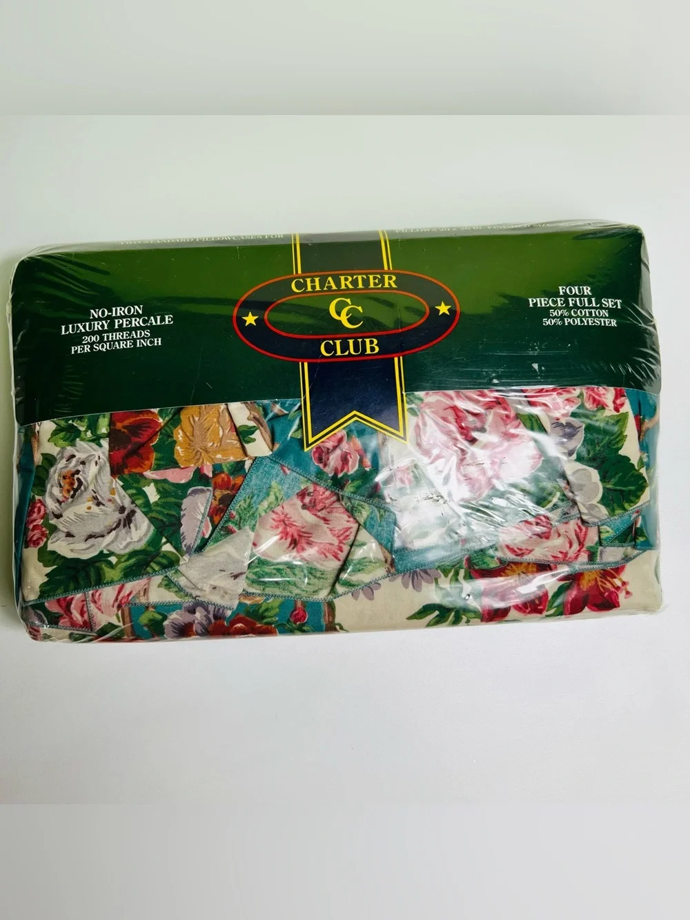 Charter Club vintage floral four piece full set NWT